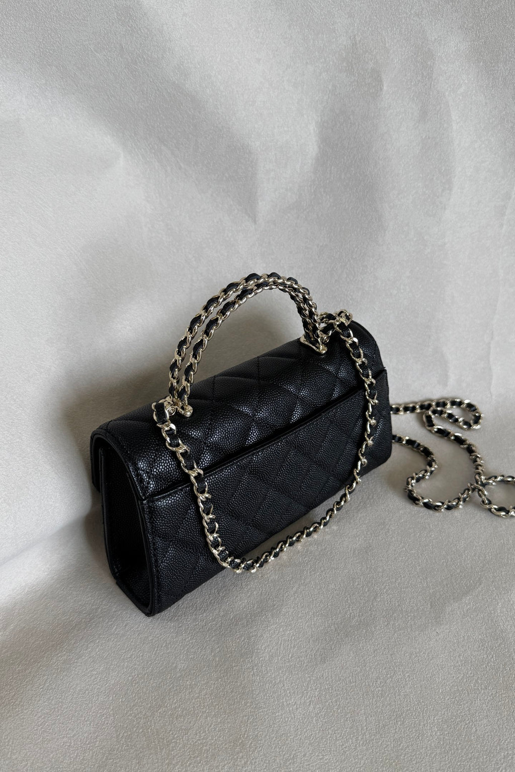 Chanel Caviar Kelly Handle Flap Bag