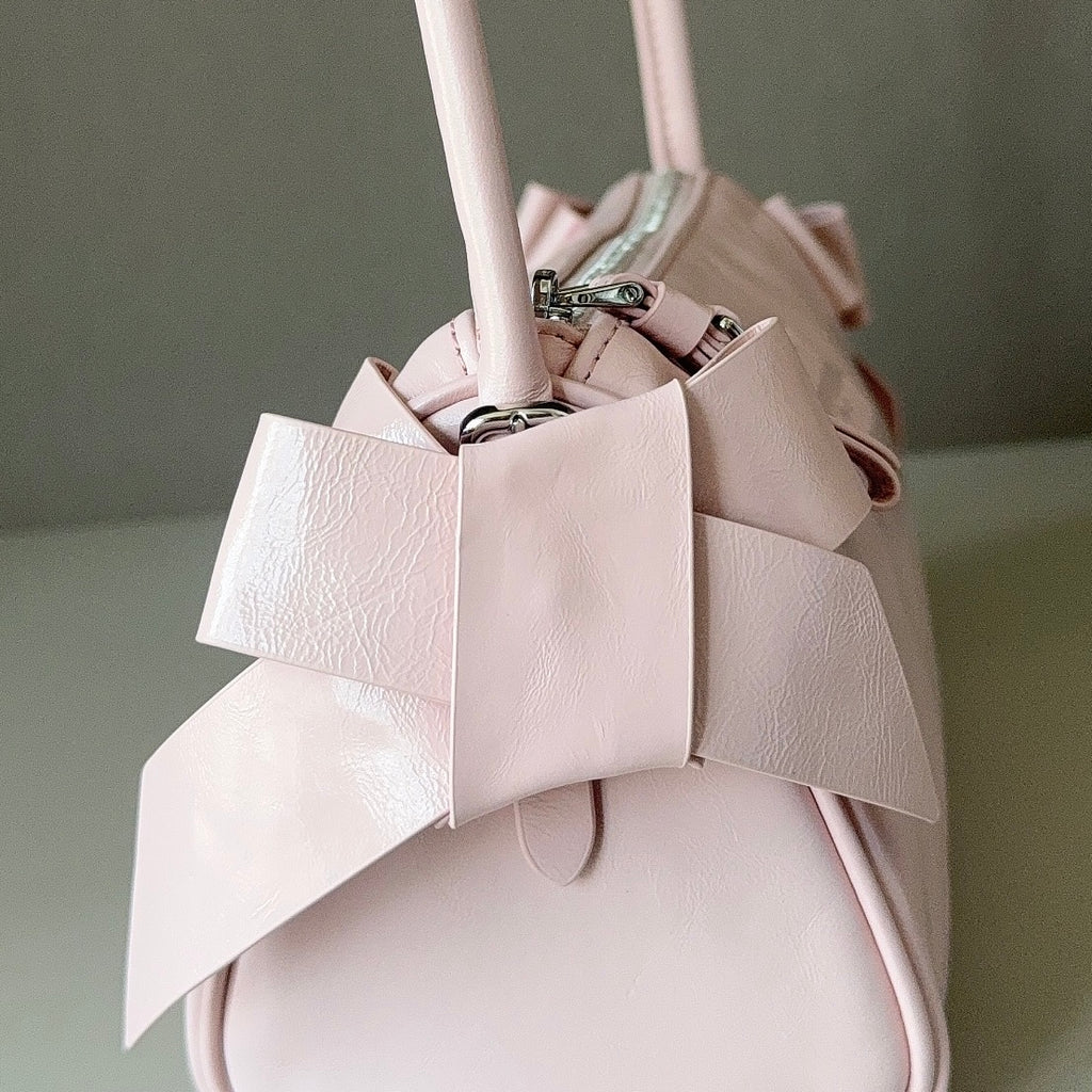 Miu Miu Blush Shiny Leather Pouch