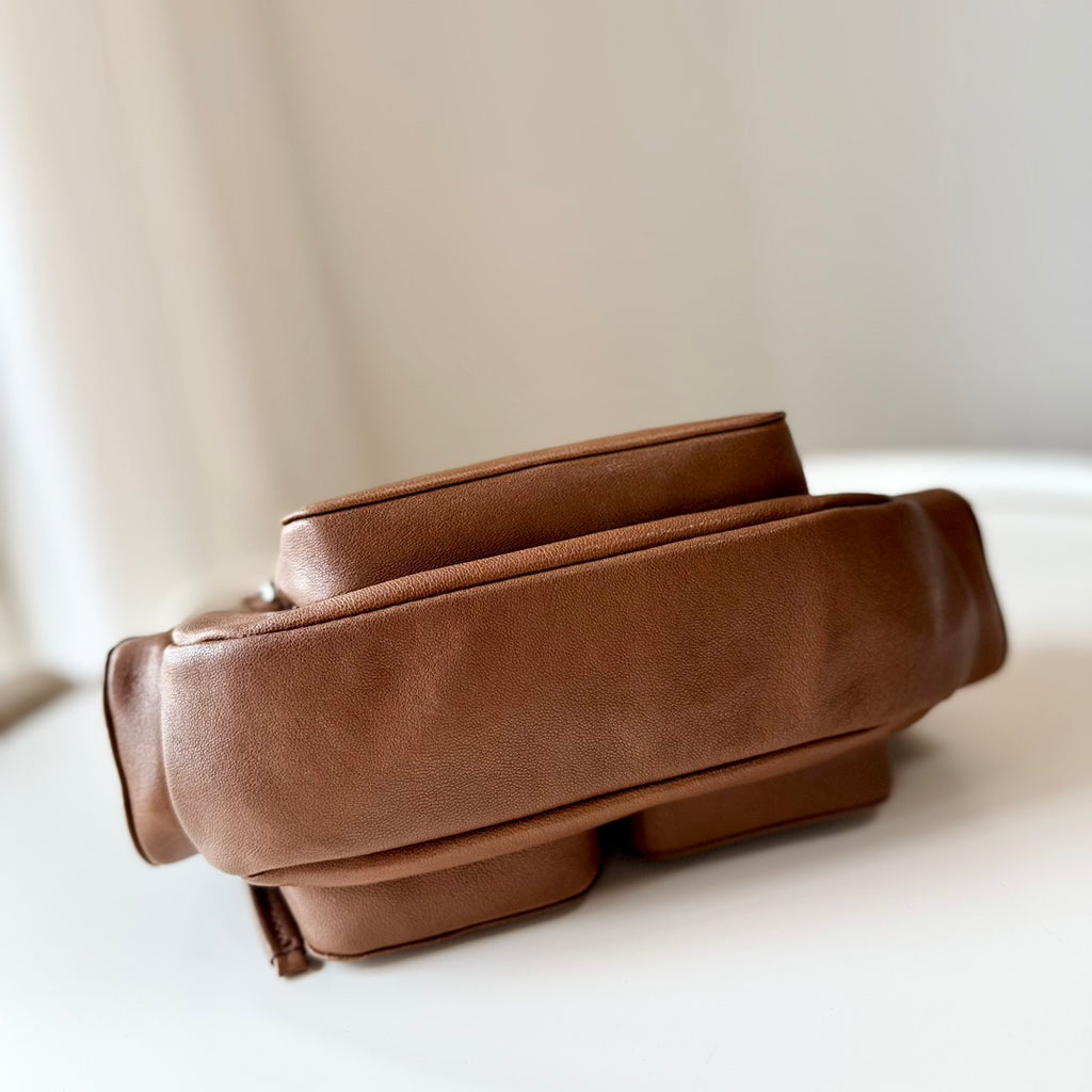 Miu Miu Pocket Leather Nappa Shoulder Bag