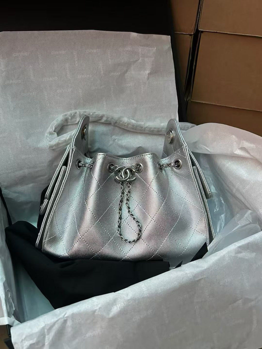 Chanel 25 Mini Bucket Bag